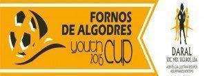 Logótipo do Fornos de Algodres Youth Cup 2015 com emblema da Daral