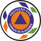 Logótipo circular da SMPCFA com cores azul, laranja, amarelo e verde, e texto de proteção civil.