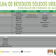 Novo Calendário - Resíduos Sólidos Urbanos