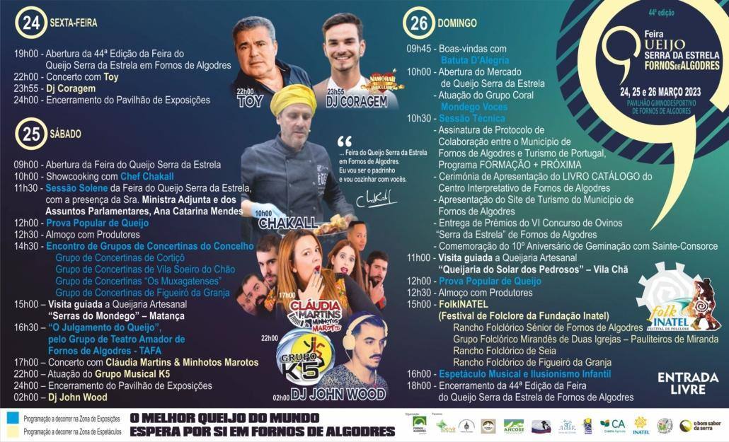 Programa da 44ªEdição da Feira do Queijo Serra da Estrela
