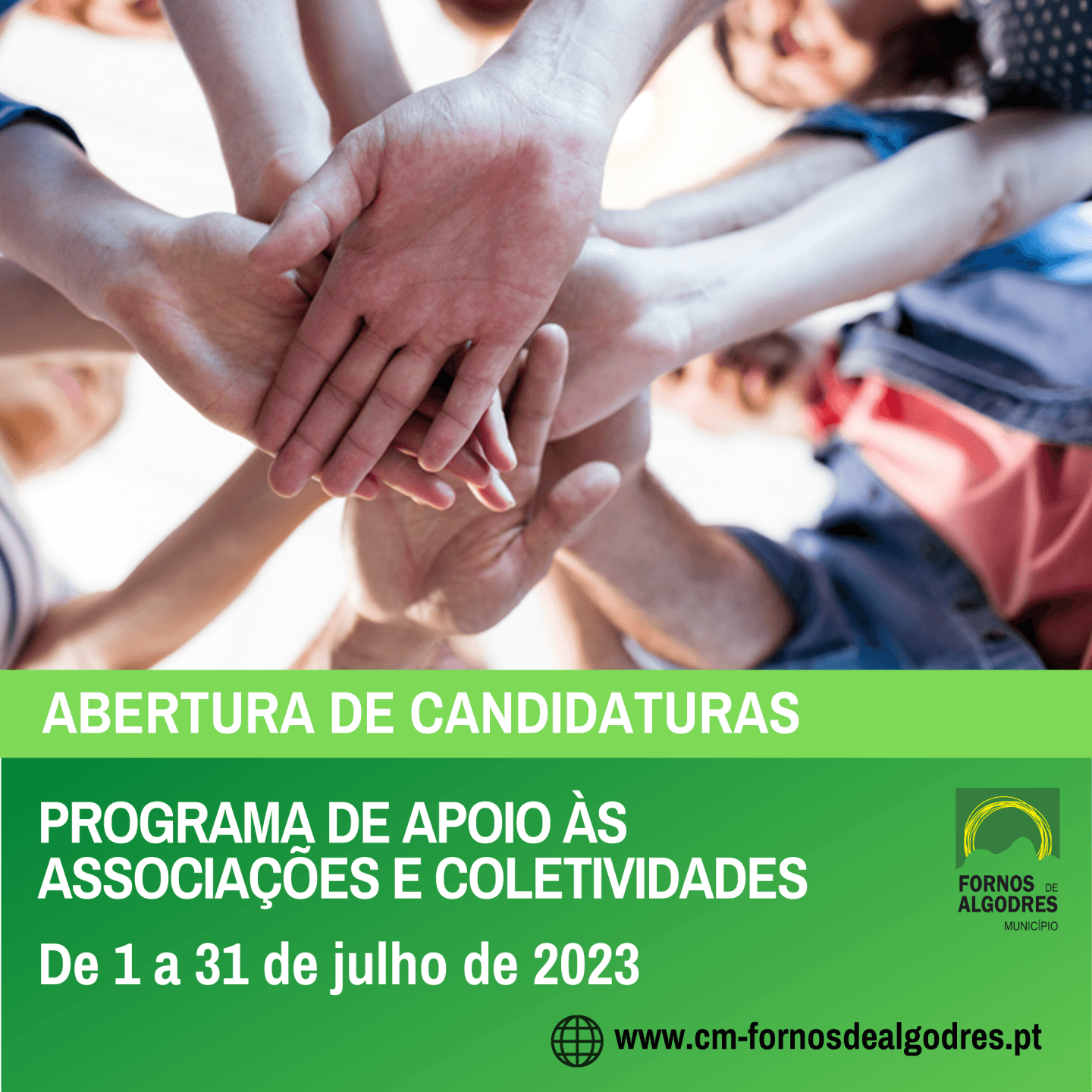 Abertura Candidaturas para Apoio ao Associativismo