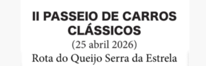 II Passeio de Carros Classicos banner
