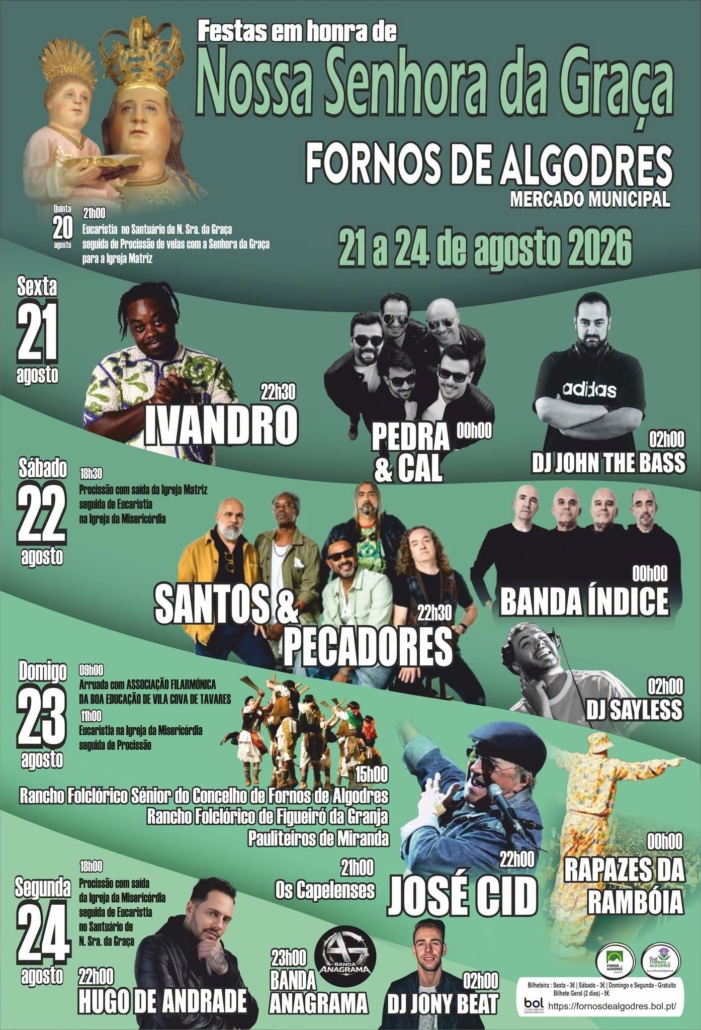 Festas Em Honra De Nossa Senhora Da Graça 2026